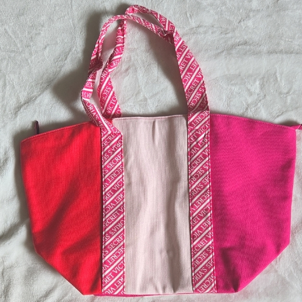 Victoria's Secret Canvas Colorblock Tote
